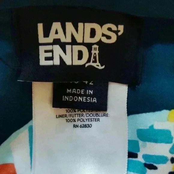 Lands End swim shorts | men's | size XL - Picture 3 of 6